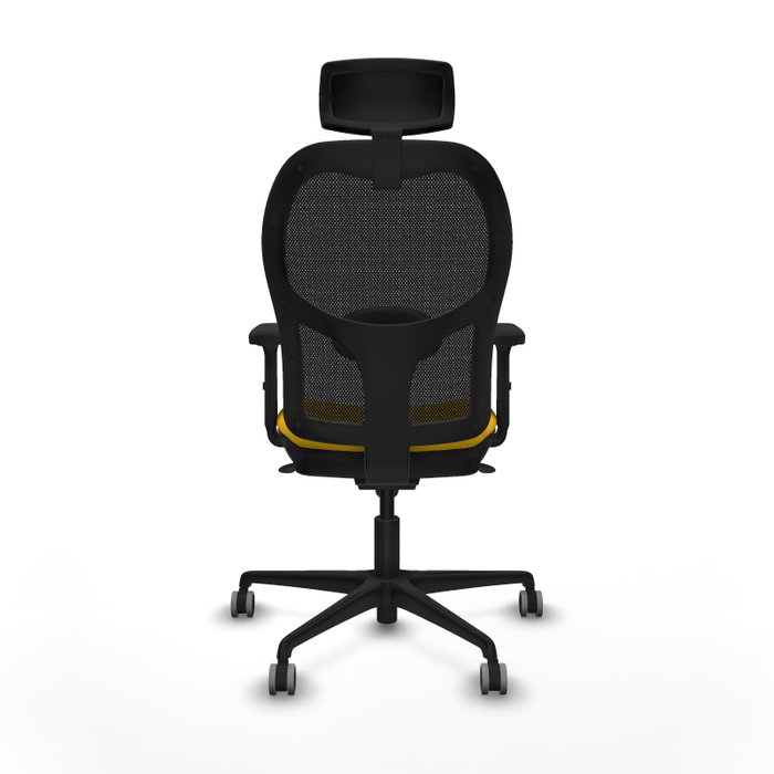 PIQUERAS Y CRESPO Silla de oficina Jorquera Amarillo y Negro PIQUERAS Y CRESPO Silla de oficina Jorquera Amarillo y Negro