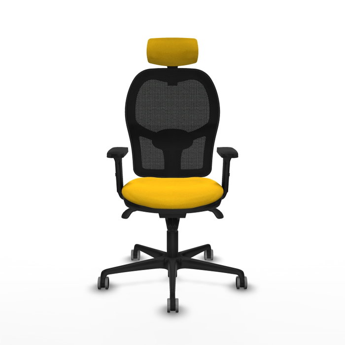 PIQUERAS Y CRESPO Silla de oficina Jorquera Amarillo y Negro PIQUERAS Y CRESPO Silla de oficina Jorquera Amarillo y Negro