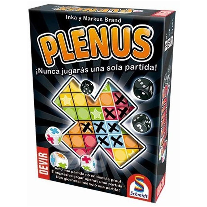 Devir Plenus Juego de Mesa, Multilingue (Castellano, Catalán, Italiano, Portugués), PEGI 8, 1-6 Jugadores, 20 Minutos por Partida