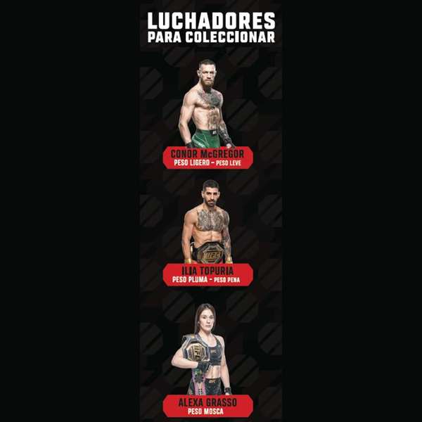 Bizak Figura Maxi Articulada UFC Leyendas con Accesorios 11cm Modelos Surtidos