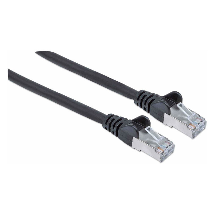 Intellinet 740685 Patch Cable Cat7 1 m S/FTP (S-STP) RJ-45 Macho a Macho 10GBase-T 10 Gigabit Ethernet 10000 Mbit/s Negro
