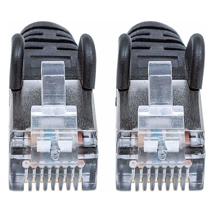 Intellinet 740685 Patch Cable Cat7 1 m S/FTP (S-STP) RJ-45 Macho a Macho 10GBase-T 10 Gigabit Ethernet 10000 Mbit/s Negro