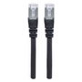 Intellinet 740685 Patch Cable Cat7 1 m S/FTP (S-STP) RJ-45 Macho a Macho 10GBase-T 10 Gigabit Ethernet 10000 Mbit/s Negro