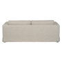 Sofá 3 Plazas Beige Tejido Siena 222 X 95 X 80 cm