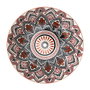 Home Deco Factory Plato Hondo Mandala Naranja 20 cm