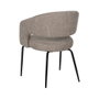 Silla Taupe Tejido-Metal Contract 57 X 56 X 81 cm (Set de 2)