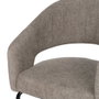 Silla Taupe Tejido-Metal Contract 57 X 56 X 81 cm (Set de 2)