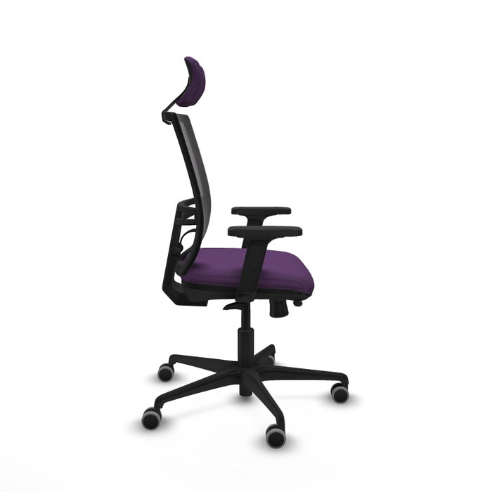 PIQUERAS Y CRESPO Silla de oficina Yunquera Morado y Negro PIQUERAS Y CRESPO Silla de oficina Yunquera Morado y Negro
