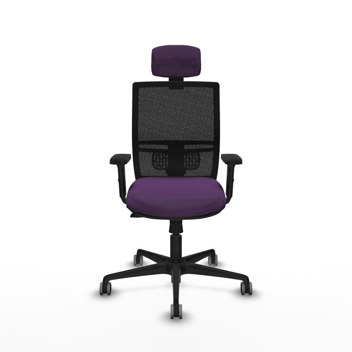 PIQUERAS Y CRESPO Silla de oficina Yunquera Morado y Negro PIQUERAS Y CRESPO Silla de oficina Yunquera Morado y Negro