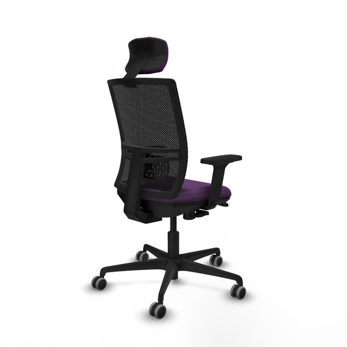 PIQUERAS Y CRESPO Silla de oficina Yunquera Morado y Negro PIQUERAS Y CRESPO Silla de oficina Yunquera Morado y Negro