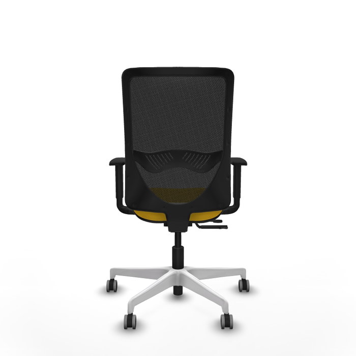 PIQUERAS Y CRESPO Silla de oficina Zulema con mecanismo Sincro/Traslack, Amarillo y Negro PIQUERAS Y CRESPO Silla de oficina Zulema con mecanismo Sincro/Traslack, Amarillo y Negro