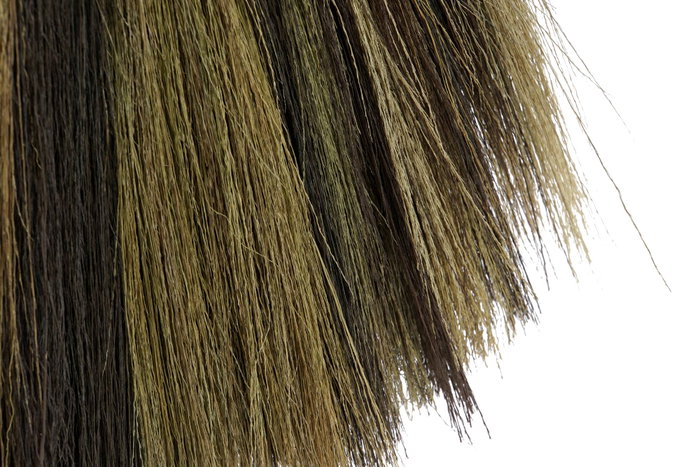 DKD Home Decor Escoba de Bambú y Fibra Decorativa Surtida