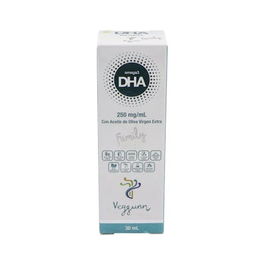 VEGGUNN DHA Omega 3 Family 30Ml Aceite de Microalgas Schizochytrium sp. para Sistema Cardiovascular y Cognitivo