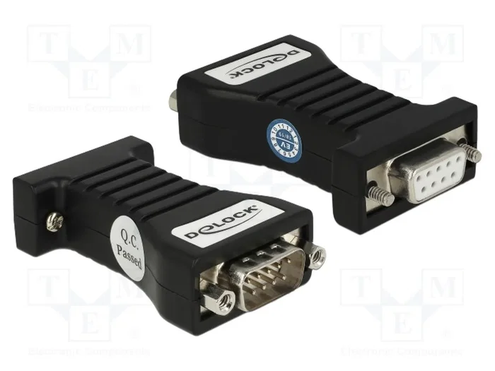 DeLOCK 62921 Aislador RS-232 DB9 Macho a DB9 Hembra con Aislamiento de 2,5 kV DeLOCK 62921 Aislador RS-232 DB9 Macho a DB9 Hembra con Aislamiento de 2,5 kV
