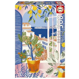 Educa Puzzle Lemon Ciello 500 Piezas - Español, Francés, Inglés, Portugués para Edad +11 Años