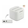 DeLOCK Estación de acoplamiento USB Type-C 3.2 para 2 x 2.5Pol SATA HDD/SSD con función de clonación Blanco