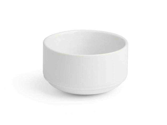 VESSIA Bol Redondo de Porcelana Blanco 300ml VESSIA Bol Redondo de Porcelana Blanco 300ml