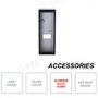 Dahua VTM57R Caja de montaje en superficie con visera para la lluvia - Plata