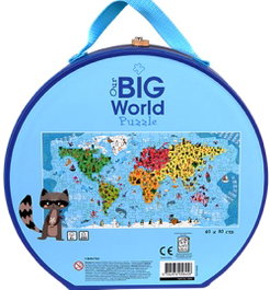 BARBO-TOYS Nuestro Gran Mundo Puzzle Maleta 200 piezas