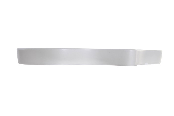 DKD Home Decor Centro de Mesa de Cerámica 30x20x2 cm, Pack de 2 Surtido de Colores de Marrón y Blanco Skandi Model