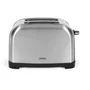 Livoo Tostadora DOD196 de 2 rebanadas, 850 W, acero inoxidable, termostato con 7 niveles regulables
