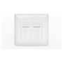 Digitus Panel frontal para módulo Keystone 80x80 Blanco