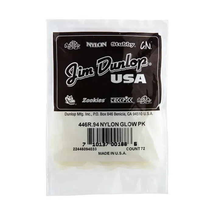 Dunlop Pack 72 Púas Nylon Glow Standard - 0,94 Mm Dunlop Pack 72 Púas Nylon Glow Standard - 0,94 Mm