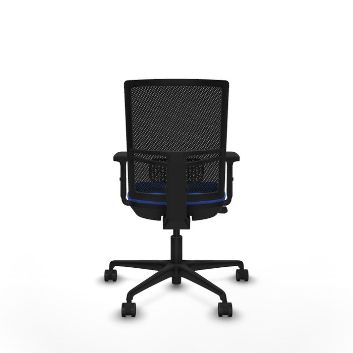 PIQUERAS Y CRESPO Silla de oficina Yunquera Azul con mecanismo Sincro/Traslack