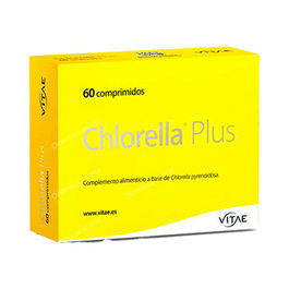 VITAE Chlorella Plus 1000Mg. 60 Comp. - Suplemento para Sistema Digestivo, Cabello y Uñas