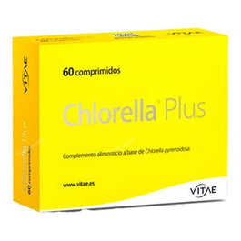 VITAE Chlorella Plus 1000Mg. 60 Comp. - Suplemento para Sistema Digestivo, Cabello y Uñas