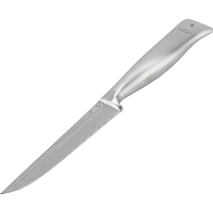 WMF Grand Gourmet Damasteel Allzweckmesser 11 cm de preparación con hoja de Damasteel de 11 cm de largo<|image> WMF Grand Gourmet Damasteel Allzweckmesser 11 cm de preparación con hoja de Damasteel de 11 cm de largo<|image>