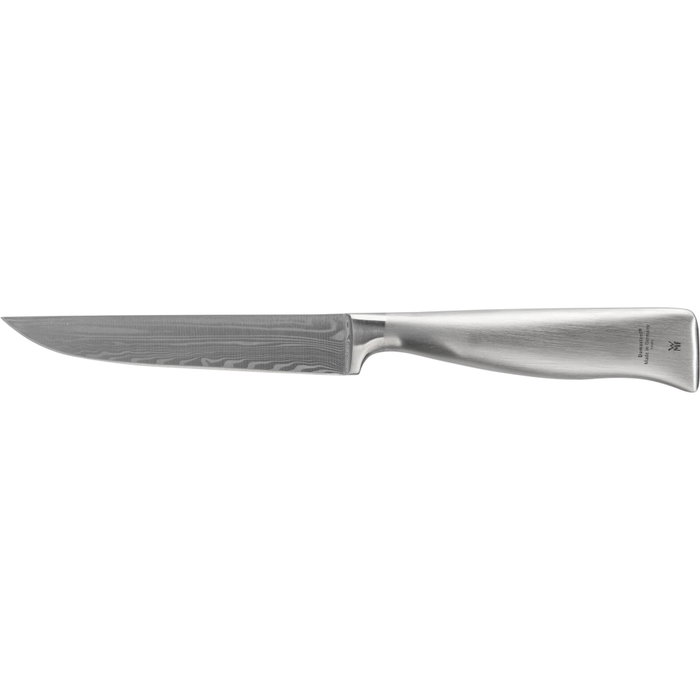 WMF Grand Gourmet Damasteel Allzweckmesser 11 cm de preparación con hoja de Damasteel de 11 cm de largo<|image> WMF Grand Gourmet Damasteel Allzweckmesser 11 cm de preparación con hoja de Damasteel de 11 cm de largo<|image>