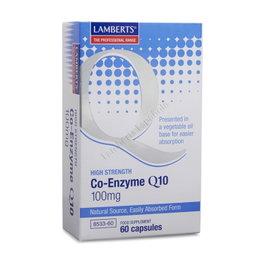 Lamberts Coenzima Q10 100mg 60 cápsulas Suplemento Alimenticio