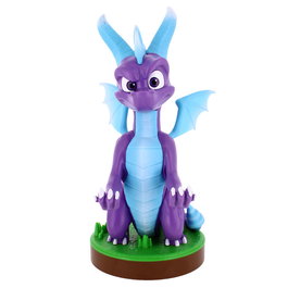 EXQUISITE GAMING Cable Guy Soporte Figura Spyro the Dragon 21cm para Mandos y Móviles