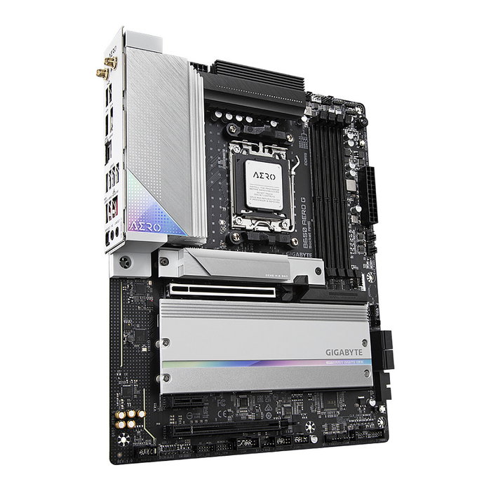 Gigabyte B650 Aero G Placa base AM5 DDR5 PCIe 5.0 M.2 WiFi 6E 2.5GbE USB 3.2 Gen 2