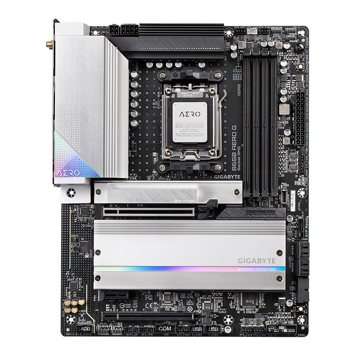 Gigabyte B650 Aero G Placa base AM5 DDR5 PCIe 5.0 M.2 WiFi 6E 2.5GbE USB 3.2 Gen 2
