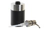 DKD Home Decor Dosificador Resina Inox Negro y Plateado 7x9x17 cm