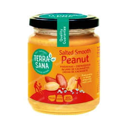 TERRASANA Crema de cacahuete con sal del himalaya 250gr. BIO