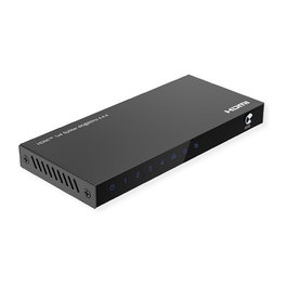 VALUE 14.99.3584 Video-Splitter HDMI 4K Ultra HD, 4 Puertos Salida, Negro, HDR, 60Hz, Plug and Play