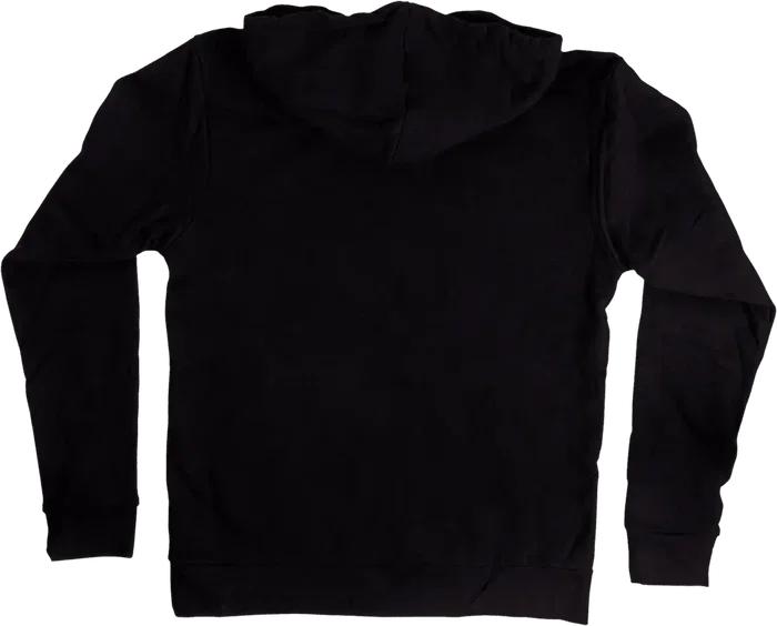 Ernie Ball Sudadera Eagle Fleece Negra Logo Águila Guitarrista 80% Algodón Talla L