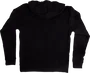 Ernie Ball Sudadera Eagle Fleece Negra Logo Águila Guitarrista 80% Algodón Talla L