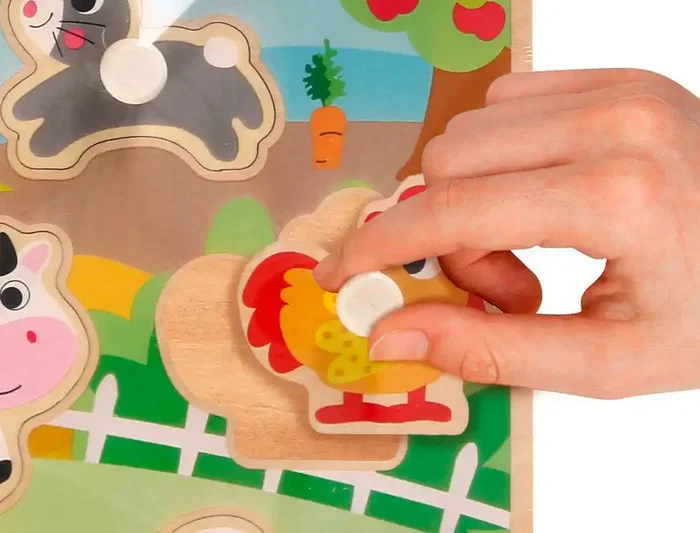 Imaginovo Puzle Infantil Madera Granja +18 Meses 9 Piezas 30x22,5x1,5cm Imaginovo Puzle Infantil Madera Granja +18 Meses 9 Piezas 30x22,5x1,5cm