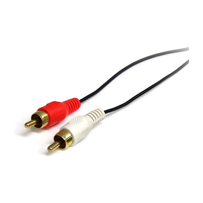 StarTech.com Cable Adaptador de Audio 3,5mm a 2xRCA 0,92m Negro StarTech.com Cable Adaptador de Audio 3,5mm a 2xRCA 0,92m Negro