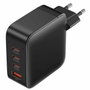 Vention Cargador de Pared GaN FEIB0-EU 140W con 3xUSB-C y 1xUSB-A, Negro