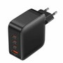 Vention Cargador de Pared GaN FEIB0-EU 140W con 3xUSB-C y 1xUSB-A, Negro