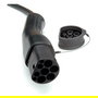 ROLINE EV-LADEKABEL SPIRALE.TYP2.1-PH Cable de Carga Tipo 2 1 Fase 5 Metros Negro