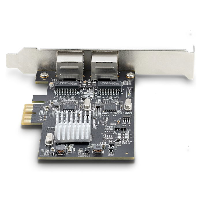 StarTech 2-Port 2.5 Gbit PCIe Network Card Intel I225-V Dual-Port LAN Card Multi-Gigabit NIC 2.5G PCI Express Server Desktop