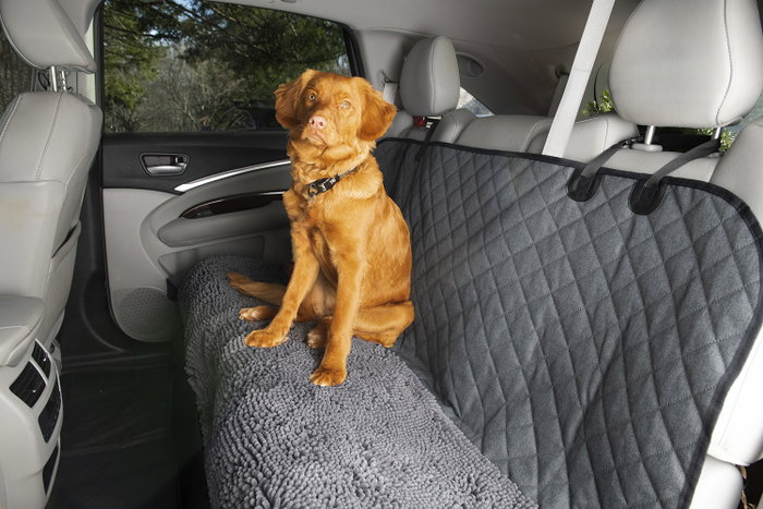 Dog Gone Smart Protector de Asientos Coche Gris 137x55 cm (Set de 8)