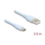 DeLOCK Cable USB 2.0 Tipo-A a Tipo-C 2,5m Azul