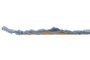 DKD Home Decor Individuales Mediterraneo Cnacc 26 Azul Turquesa Seagrass Flecos 37 x 28 x 1 cm (12 Unidades)